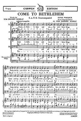 Peter Warlock: Come To Bethlehem