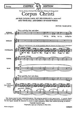 Peter Warlock: Corpus Christi