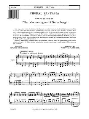 Percy E. Fletcher: Choral Fantasia From Mastersingers Of Nuremberg