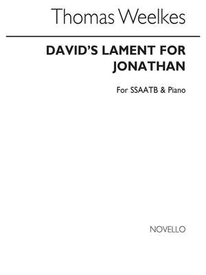 Thomas Weelkes: T David's Lament For Jonathon