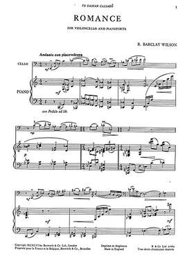 B. Wilson: Wilson, B Romance