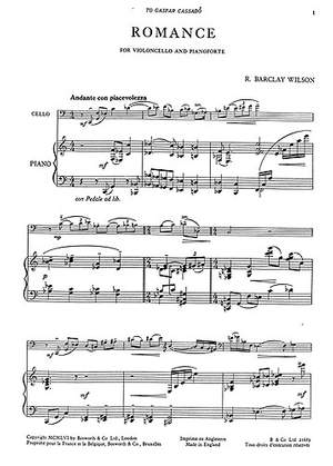 B. Wilson: Wilson, B Romance