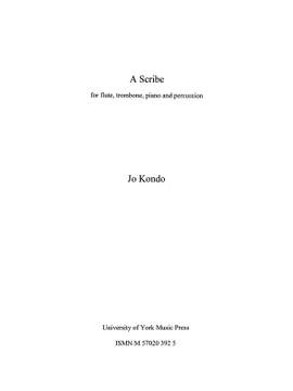 Jo Kondo: A Scribe