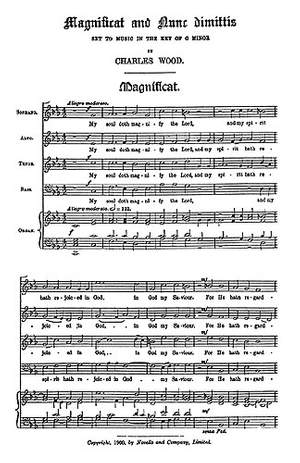 Charles Wood: Magnificat And Nunc Dimittis In C Minor