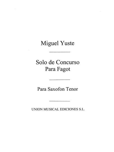 Solo De Concurso
