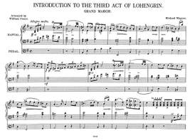 Richard Wagner: Prelude To Act 3 Lohengrin For Organ
