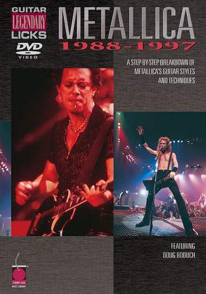 Metallica - Guitar Legendary Licks 1988-1997