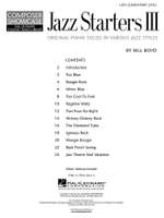 Bill Boyd: Jazz Starters III Product Image