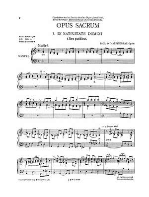 Paul de Maleingreau: Opus Sacrum Op.10