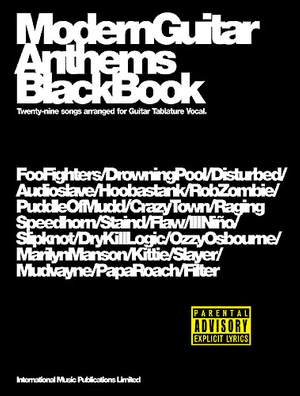 Various: Modern Guitar Anthems. Black Book (GTAB)
