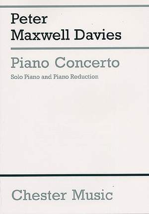 Peter Maxwell Davies: Piano Concerto (2 Piano Score)
