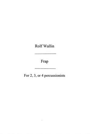 Rolf Wallin: Frap