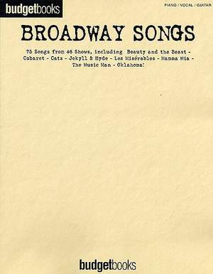 Budgetbooks: Broadway Songs (PVG)