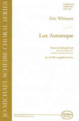 Eric Whitacre: Lux Aurumque