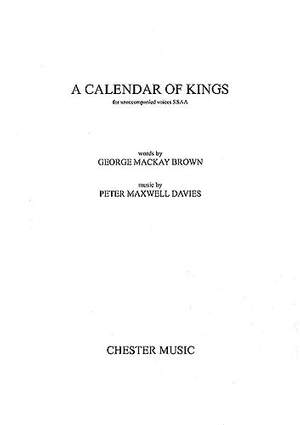 Peter Maxwell Davies: A Calendar Of Kings