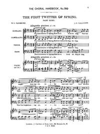 Callcott: The First Twitter Of Spring