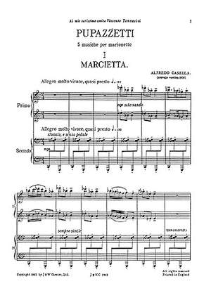 Alfredo Casella: Pupazzeti Op.27