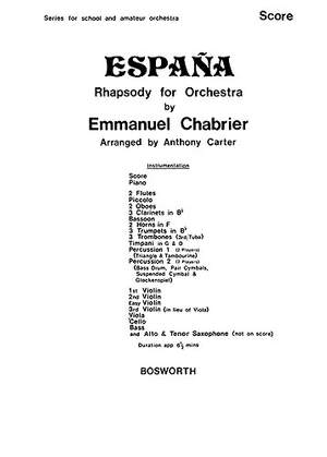 Emmanuel Chabrier: Chabrier, E Espana Carter