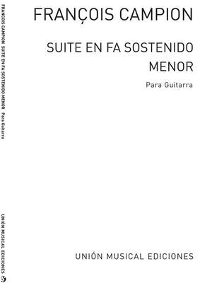 Suite En Fa Sostenido Menor