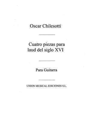 Cuatro Piezas Para Laud Del Xvi Century