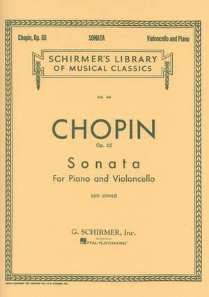 Frédéric Chopin: Sonata in G Minor, Op. 65