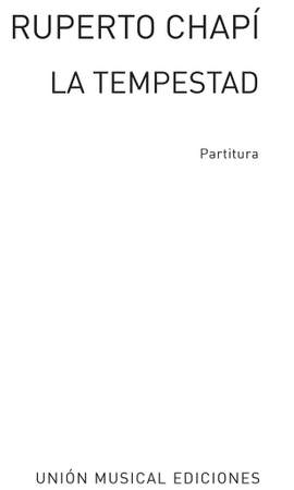 La Tempestad Partitura