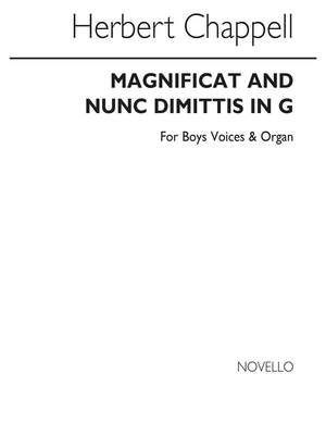 Herbert Chappell: Magnificat And Nunc Dimittis In G