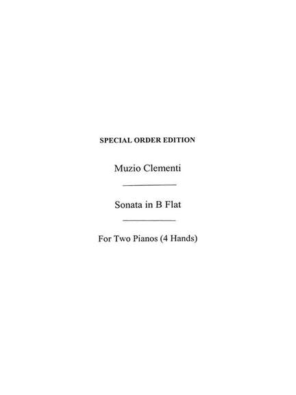 Clementi: Sonata In B Flat