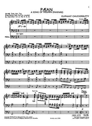 Oliphant Chuckerbutty: Paean Fanfare