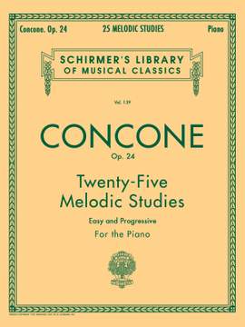 Giuseppe Concone: 25 Melodic Studies, Op. 24