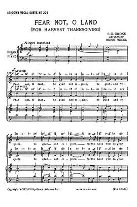 S.C. Cooke: Fear Not, O Land