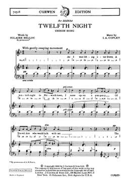 I. Copley: Twelfth Night