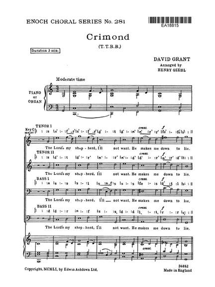 David Grant: The Lord's My Shepherd
