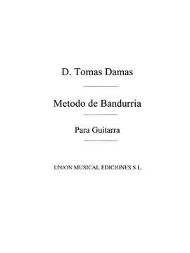 Tomas Damas: Metodo De Bandurria Laud Lira Octavilla