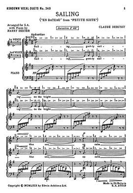Claude Debussy: Sailing