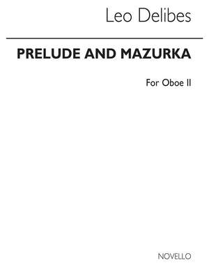 Léo Delibes: Prelude & Mazurka (Cobb) Oboe 2