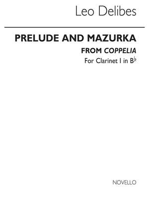 Léo Delibes: Prelude & Mazurka (Cobb) Clt 1