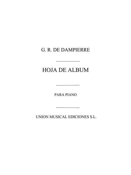 Hoja De Album
