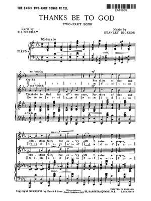 Stanley Dickson: Thanks Be To God