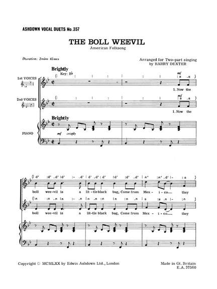 H. Dexter: Boll Weevil