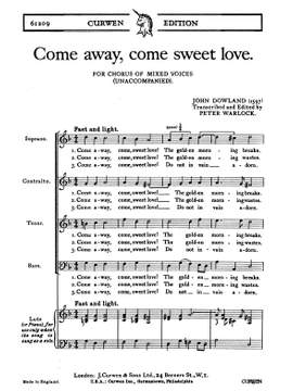 J. Dowland: Come Away Come Sweet