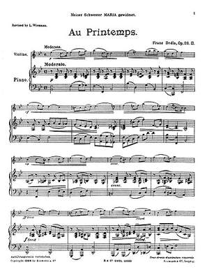 Au Printemps Op.26 No.2
