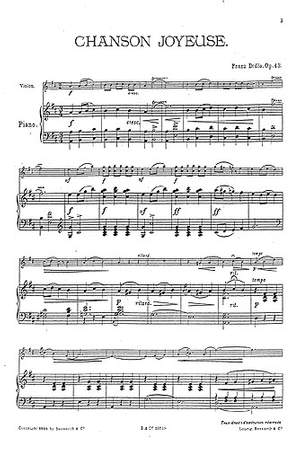 Drdla: Chanson Joyeuse Op.43