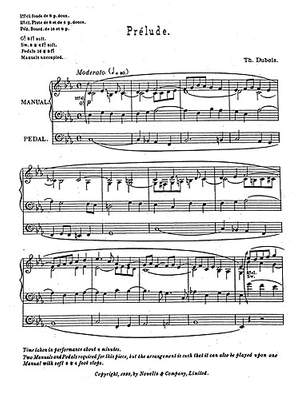 Théodore Dubois: Seven Pieces For Organ