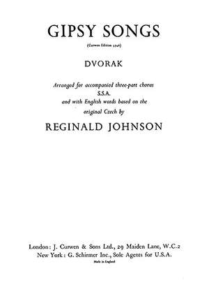 Antonín Dvořák: A Gipsy Songs