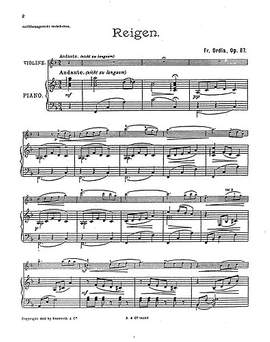 Reigen Op.87