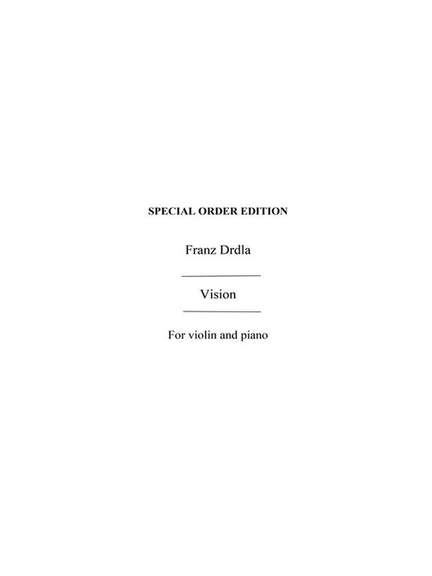 Drdla, F Vision Op.28