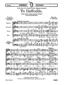 Edeson: To Daffodils