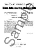 Wolfgang Amadeus Mozart: Eine Kleine Nachtmusik Movement 1 (Score) Product Image