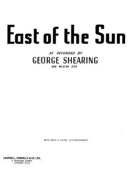 George Shearing: East Of The Sun